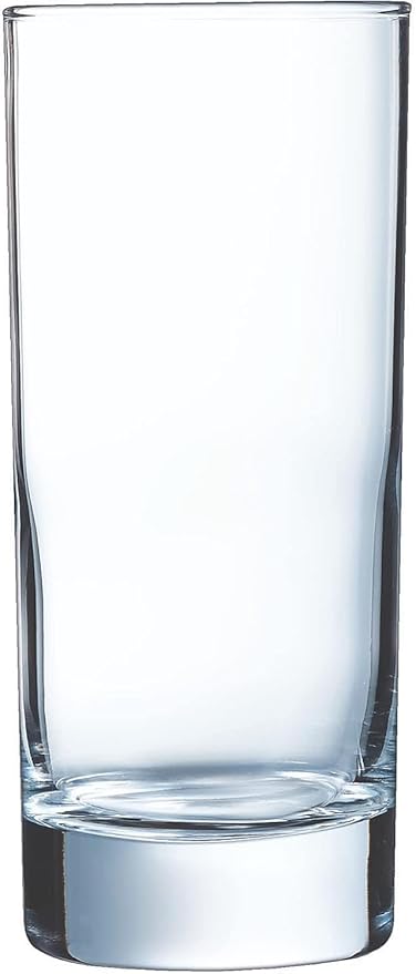Arcoroc Islande Tumbler Glass 220ml - J3772 | Set of 6 | Dishwasher Safe | Elegant Clear Glassware